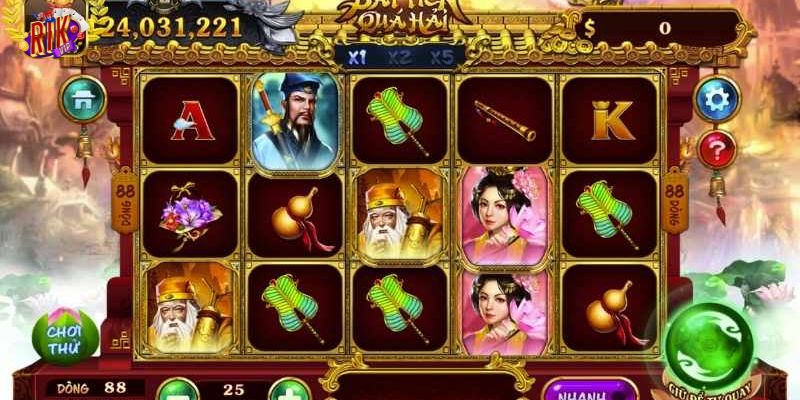 Biểu tượng và hệ số thưởng trong Bát Tiên Quá Hải