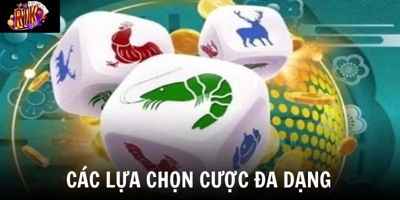 Trò chơi cung cấp nhiều cửa cược với tỷ lệ trả thưởng hấp dẫn