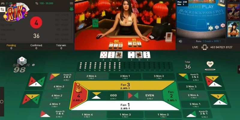 Luật chơi và cách đặt cược trong Fantan live